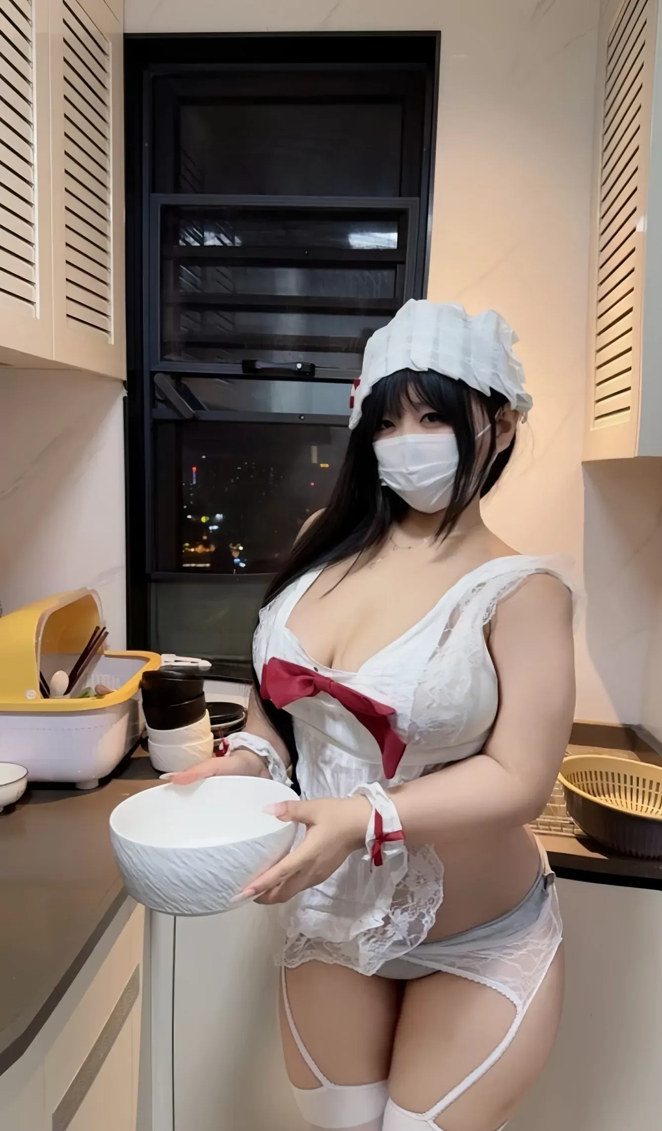 图片[3]-智惠姐姐-丁字小内+吊带儿白丝 [25P]-蜜私库