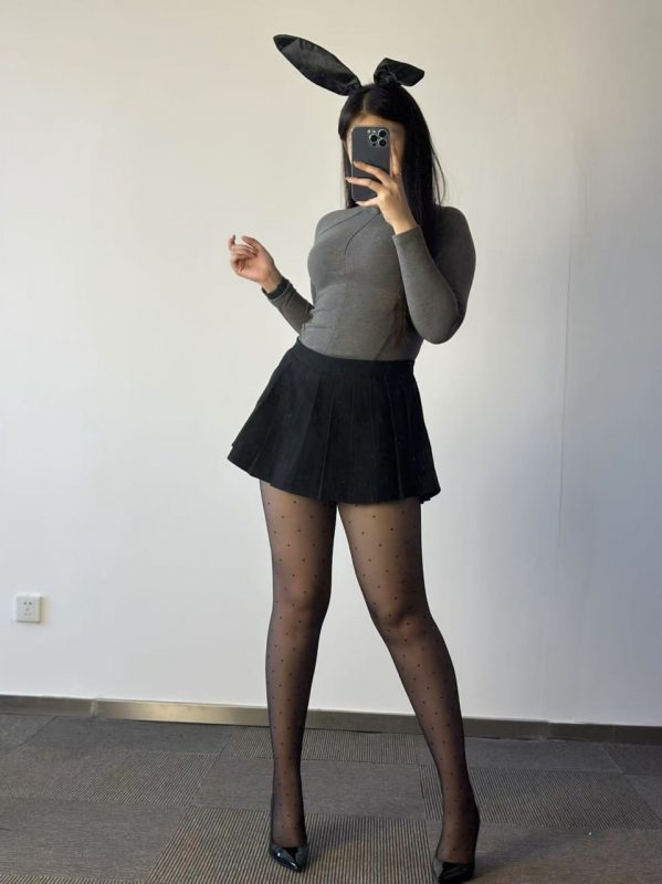 美邵女Baby – 黑丝兔女郎 [76P]-蜜私库