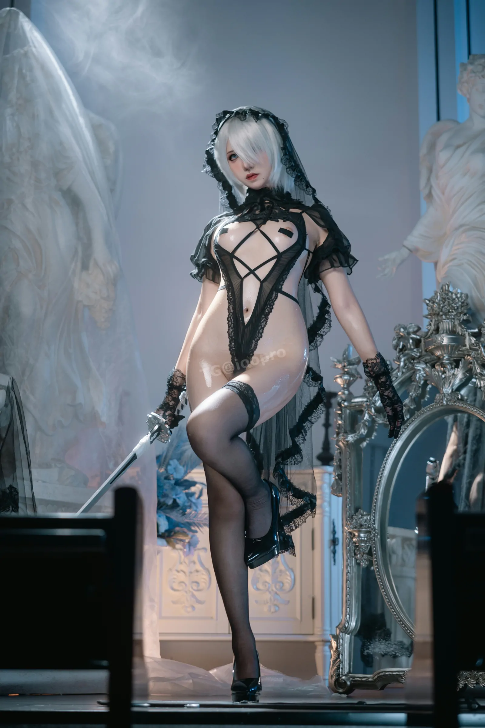 图片[2]-阿薰kaOri – 2B黑花嫁 [93P]-蜜私库