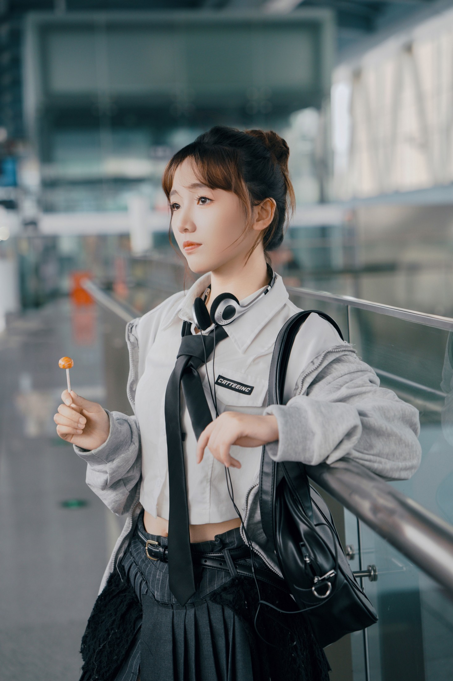 图片[3]-柚子皮 – 《日系地铁站-“听见风，是青春留下的脚步声”》[19P]-蜜私库