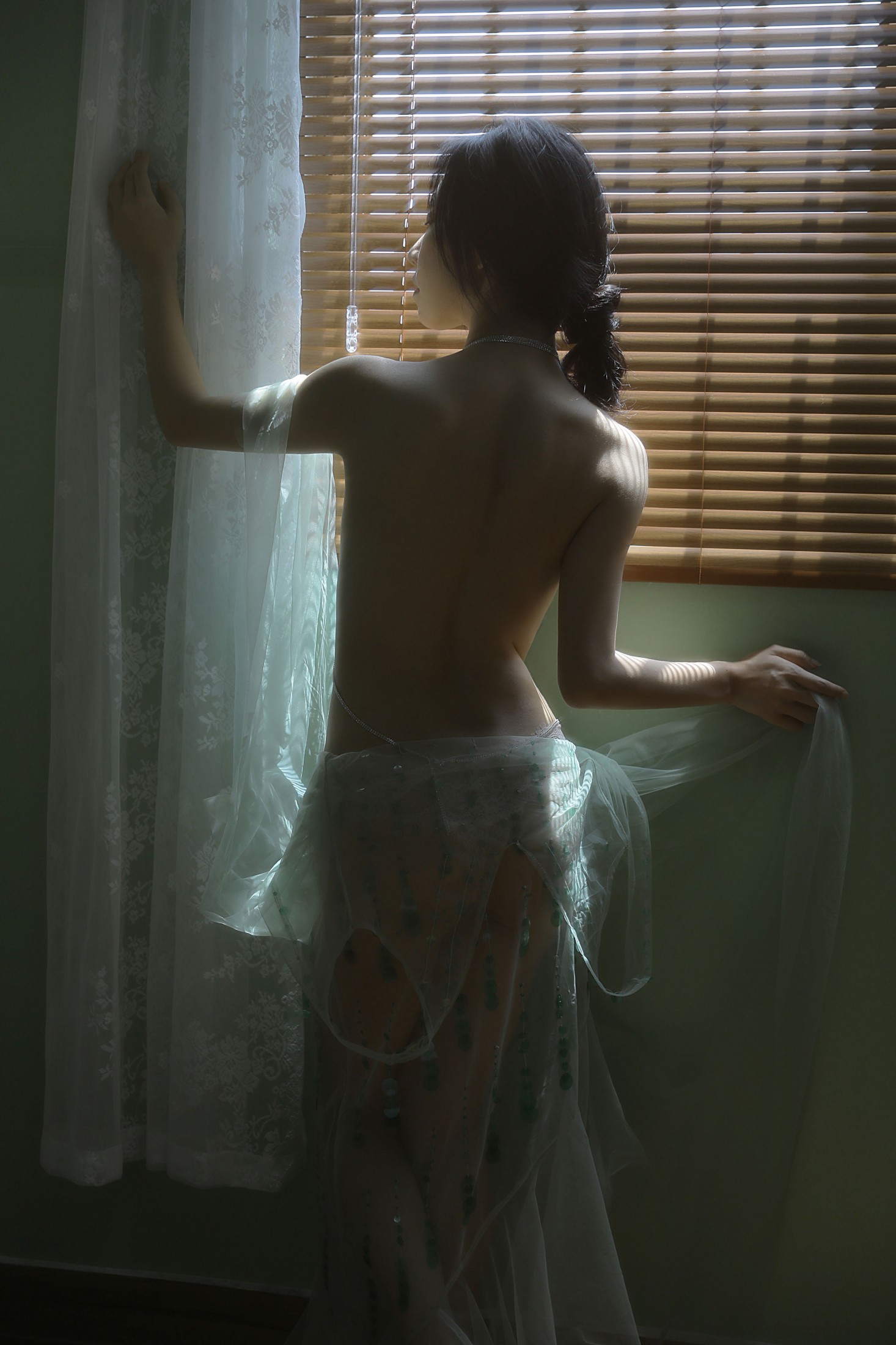 图片[2]-Wendy园子模特 – 《绿色》[15P]-蜜私库