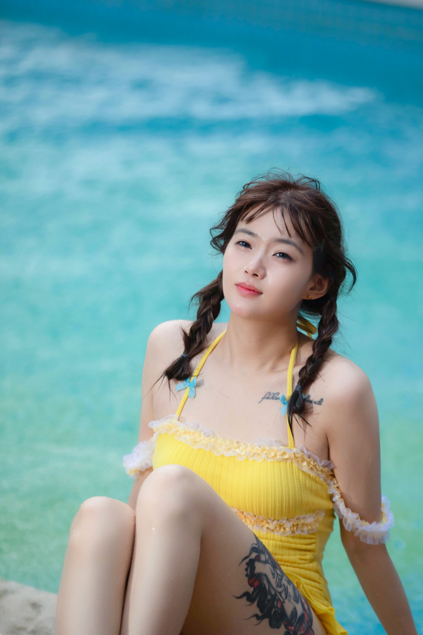 图片[2]-小林 – 《泳池的少女》[14P]-蜜私库