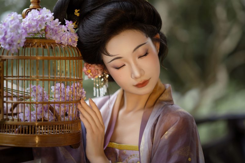 是小芥末w – 《庭前紫薇初作花》[15P]-蜜私库