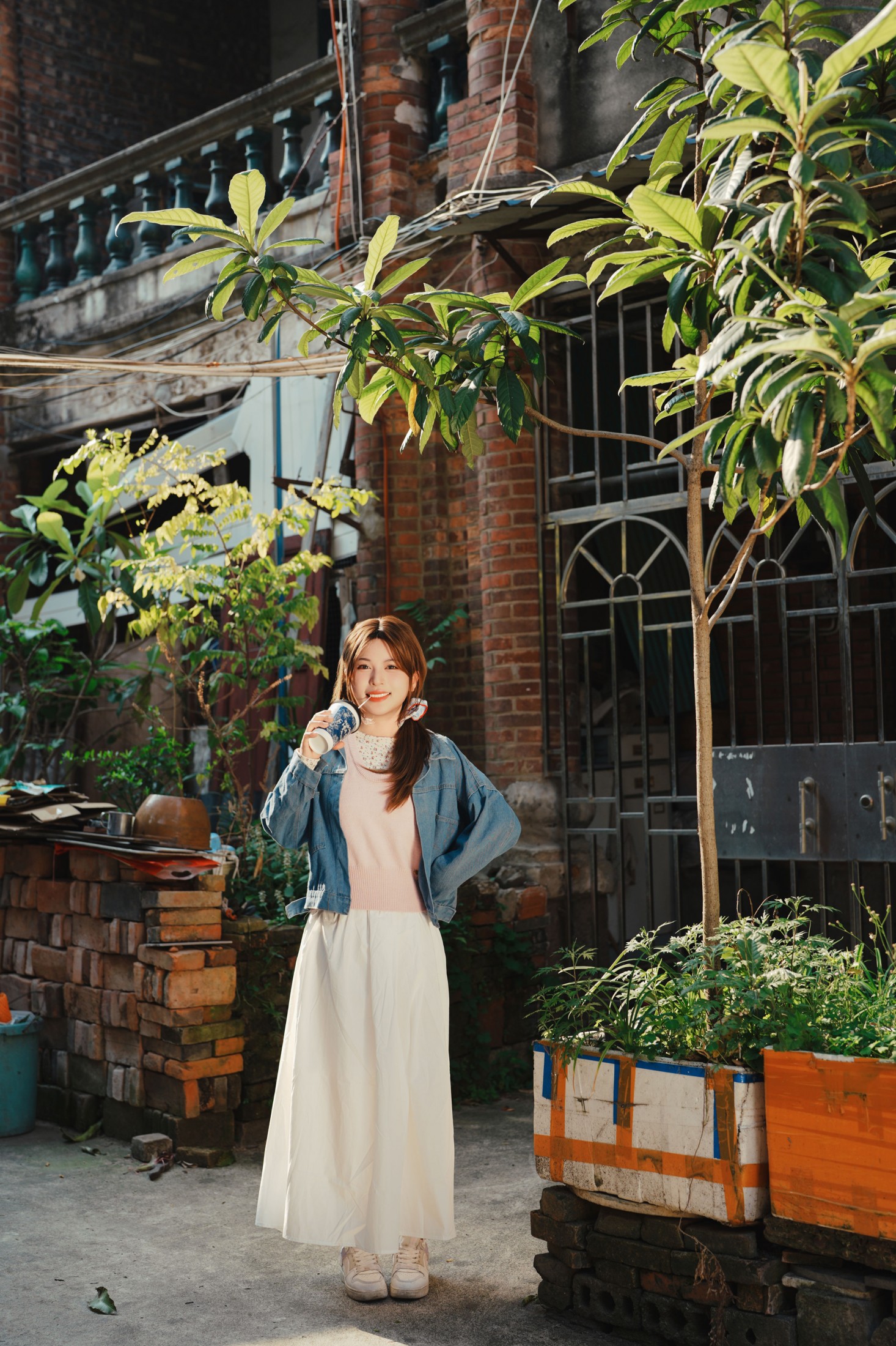 桂花鸭 – 《日杂风人像拍摄》[14P]-蜜私库