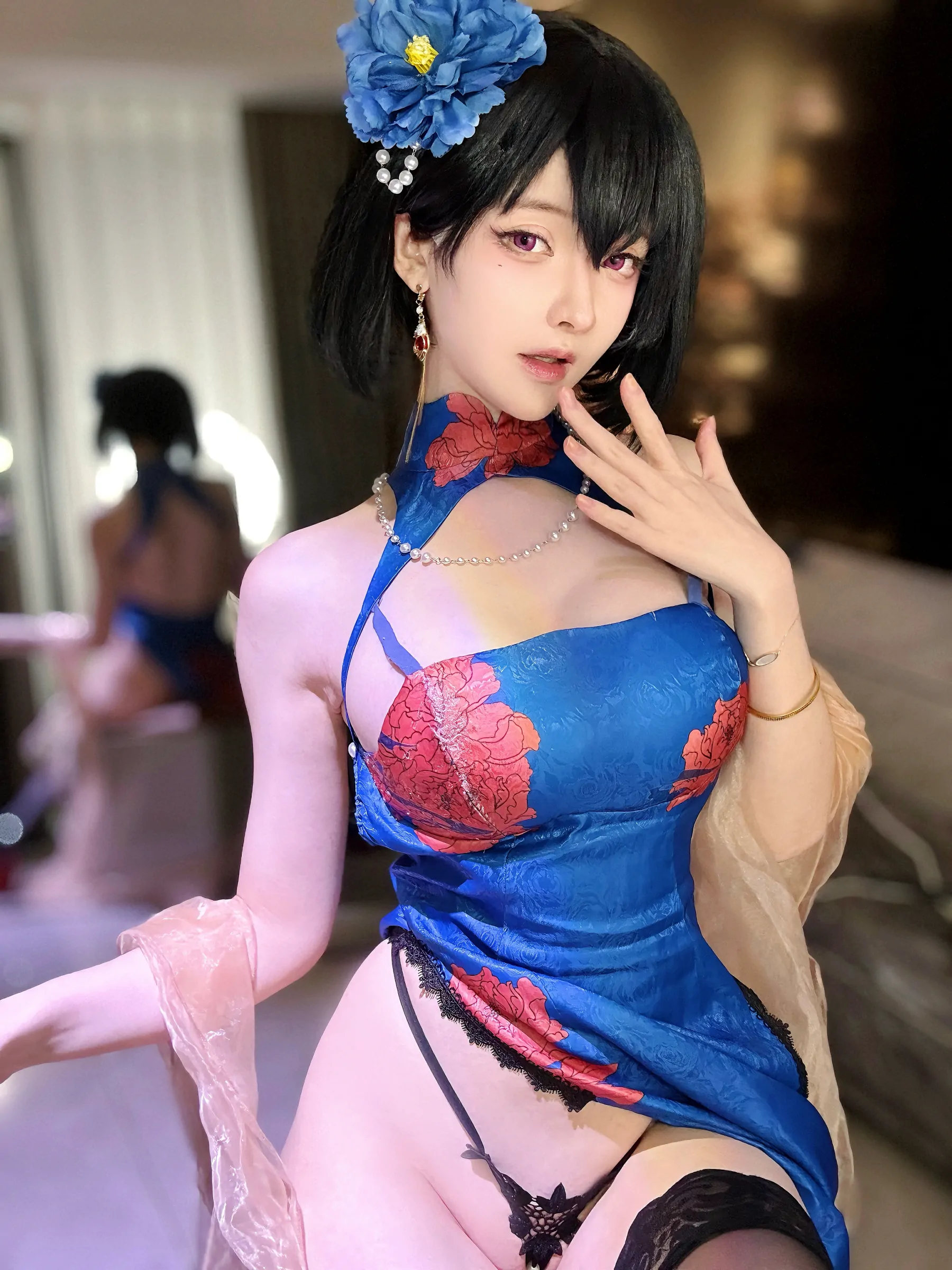 一小央泽 – 碧蓝航线-建武旗袍 [86P]-蜜私库