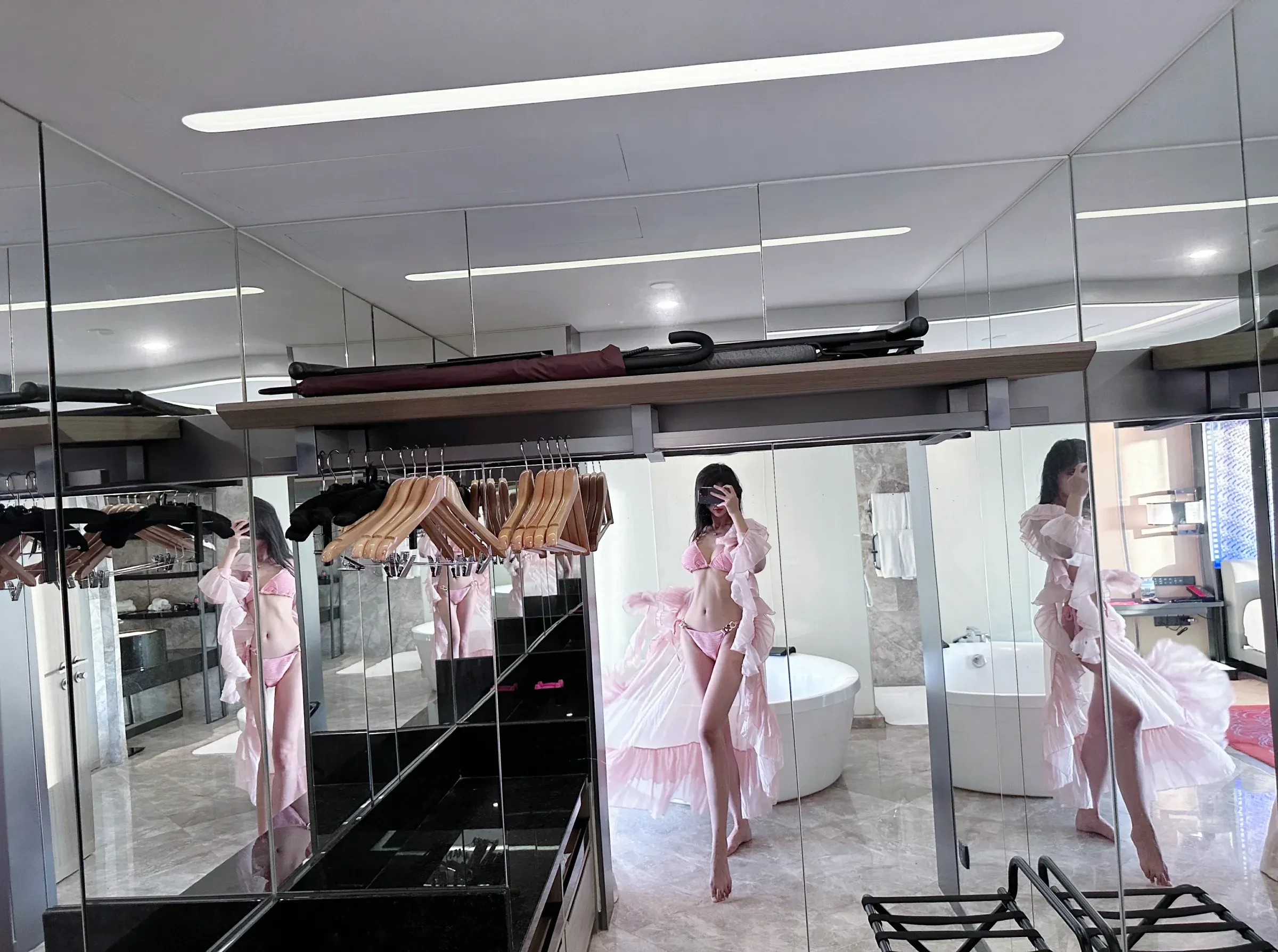 葛征GEZHENG – 粉色长裙 [27P]-蜜私库