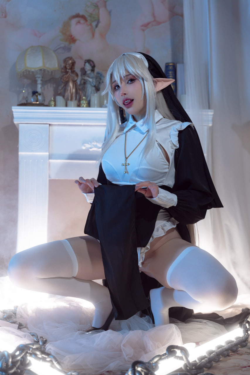 图片[3]-鹿八岁baby – 堕落修女 [61P]-蜜私库