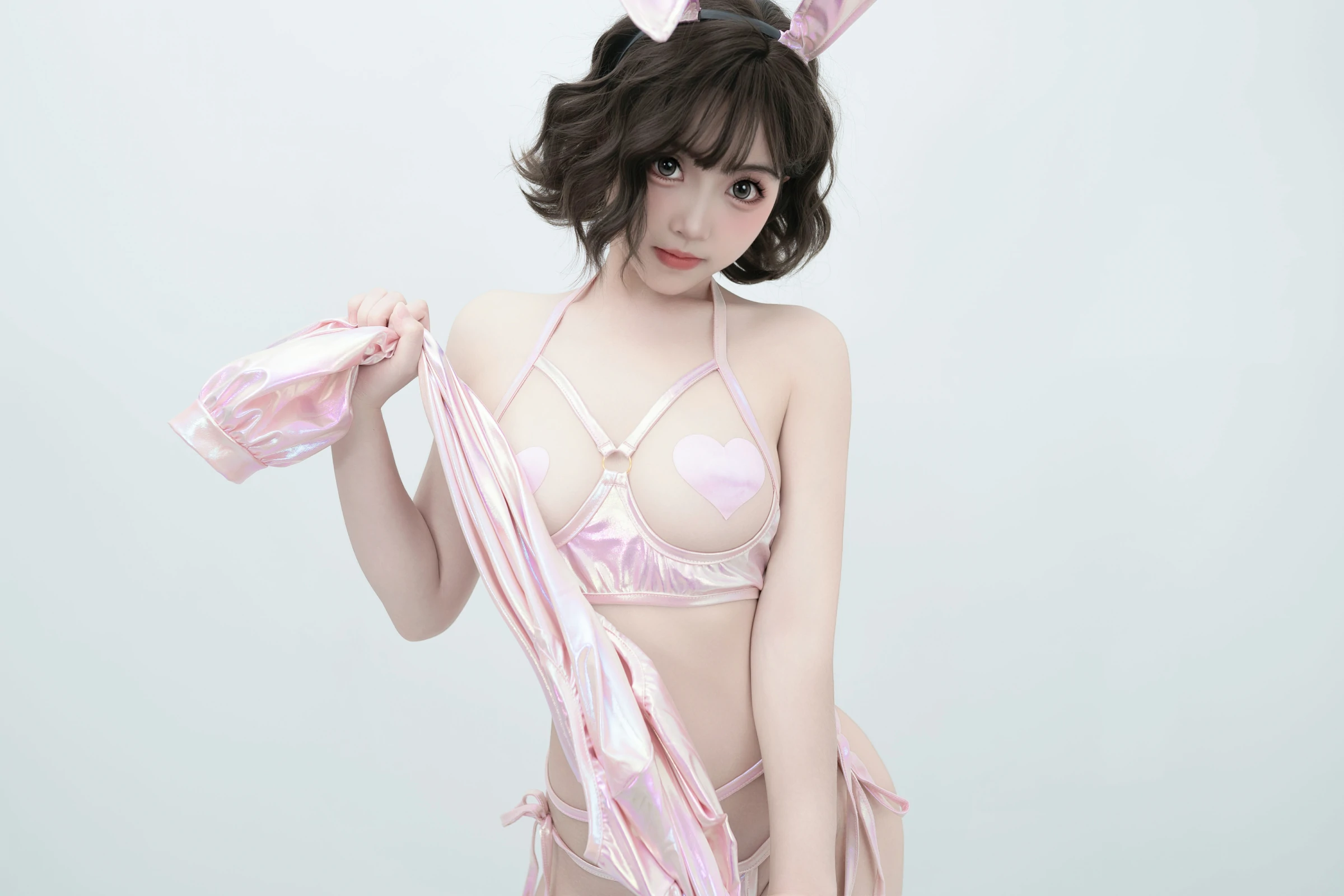 Bangni邦尼 – 粉色兔兔 [102P]-蜜私库