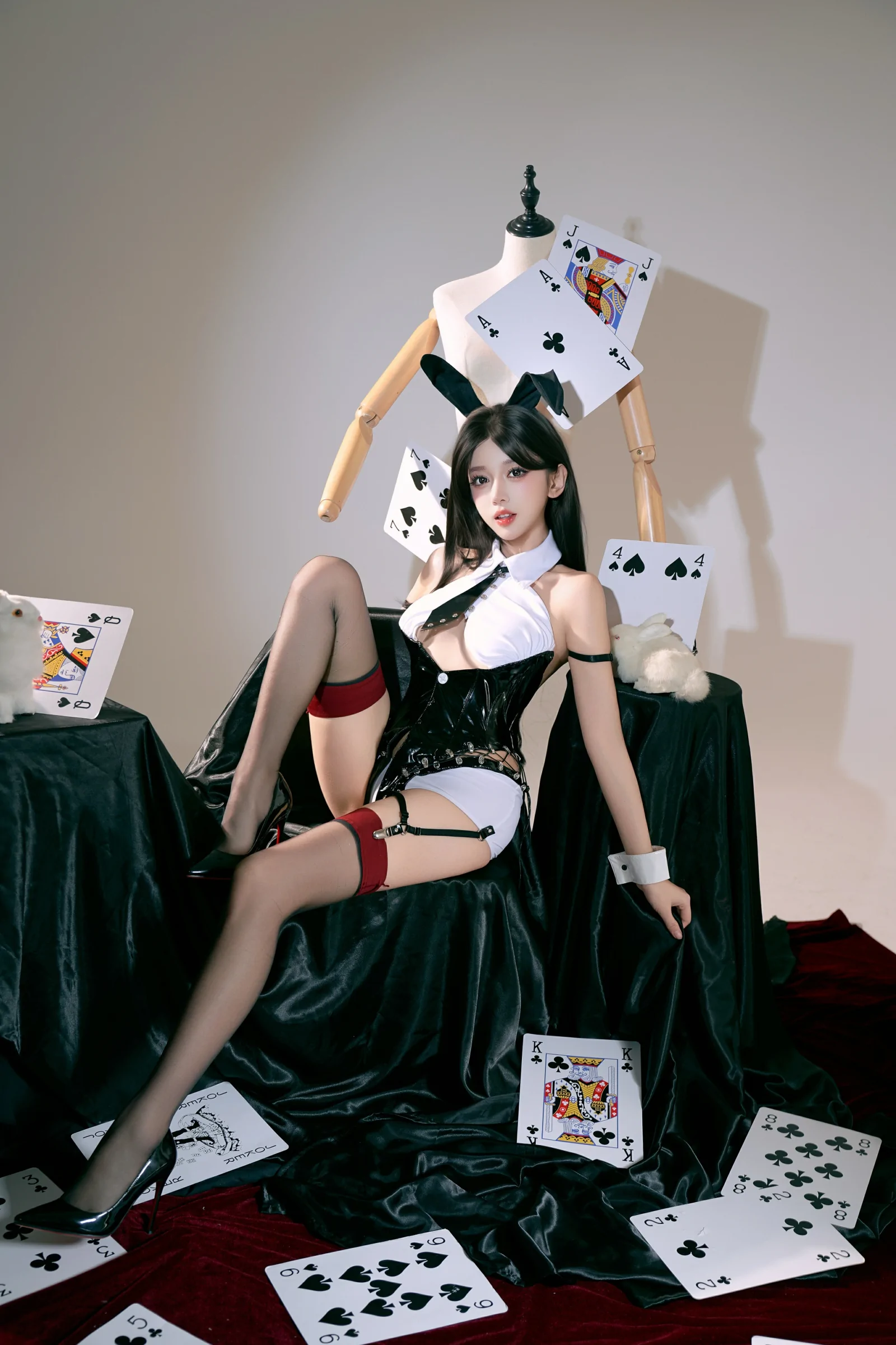 图片[3]-过期米线线喵 – 兔女郎 [49P]-蜜私库