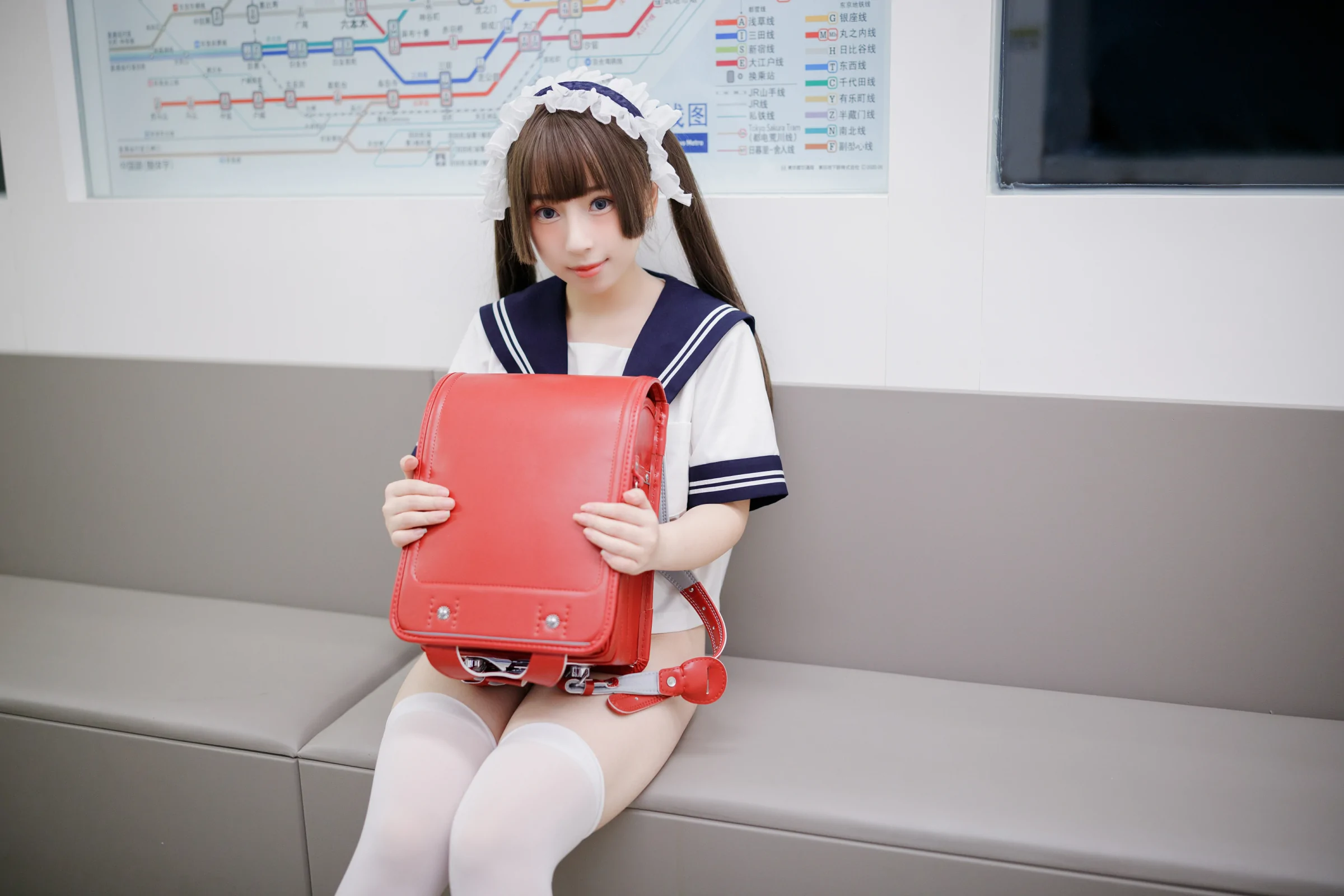 图片[2]-胡桃猫Kurumineko – 电车痴女 [84P]-蜜私库