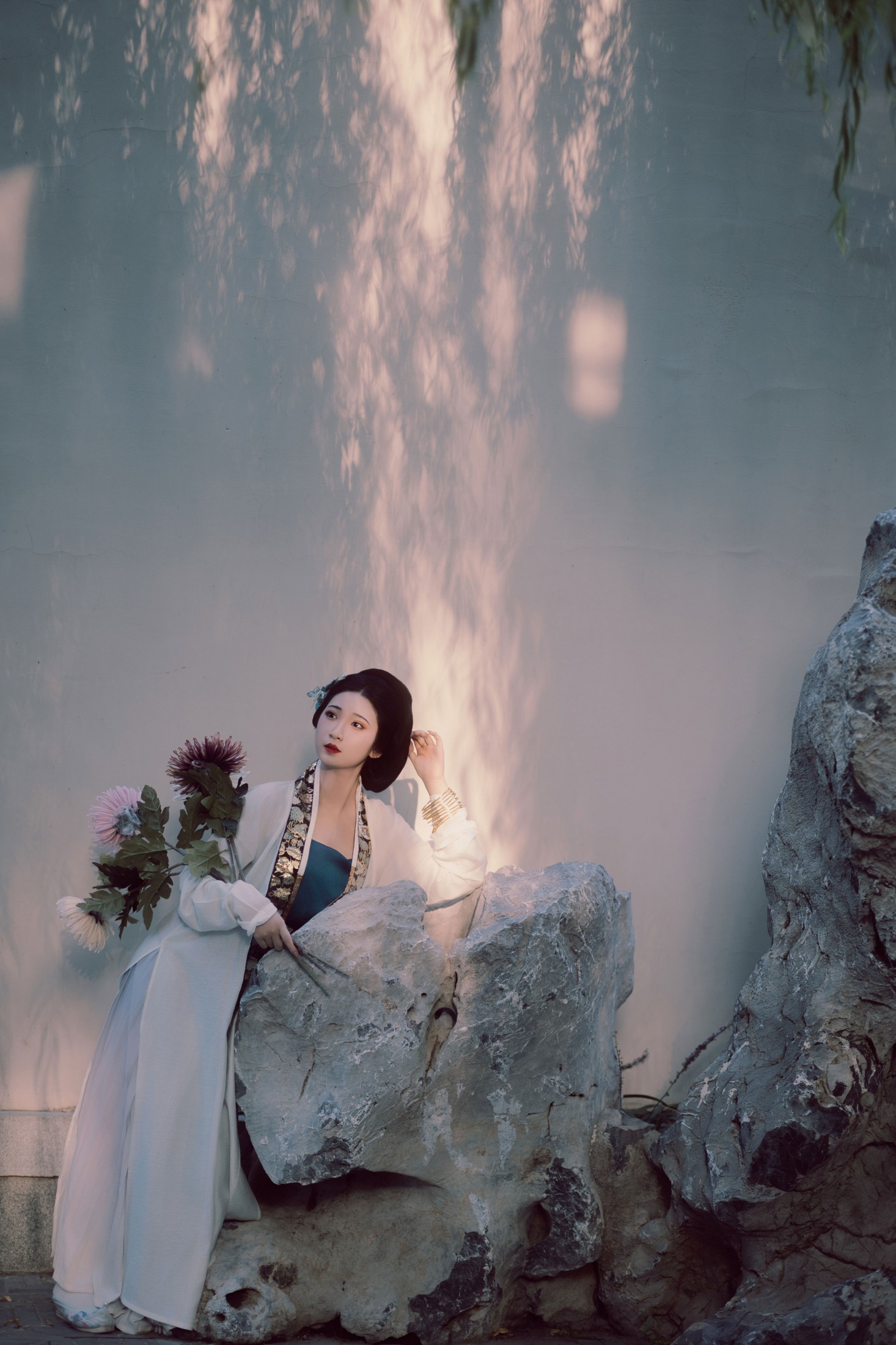 图片[3]-饮川 – 《仿刘继卣簪花图》[15P]-蜜私库