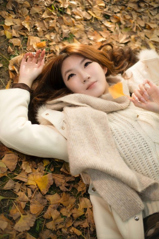 可可 – 《银杏少女》[10P]-蜜私库