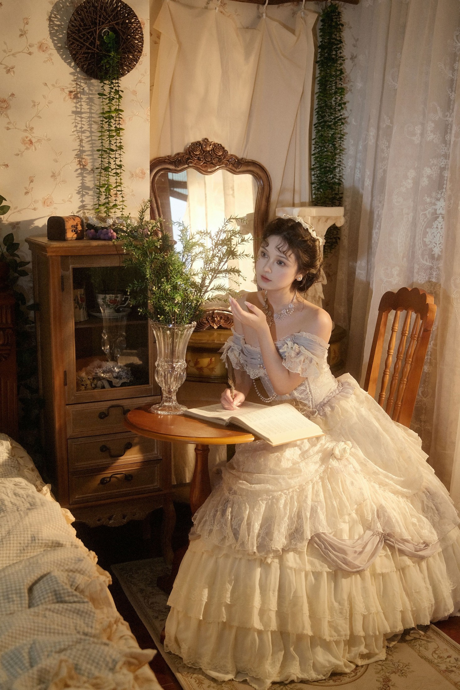 图片[2]-《油画少女》[16P]-蜜私库