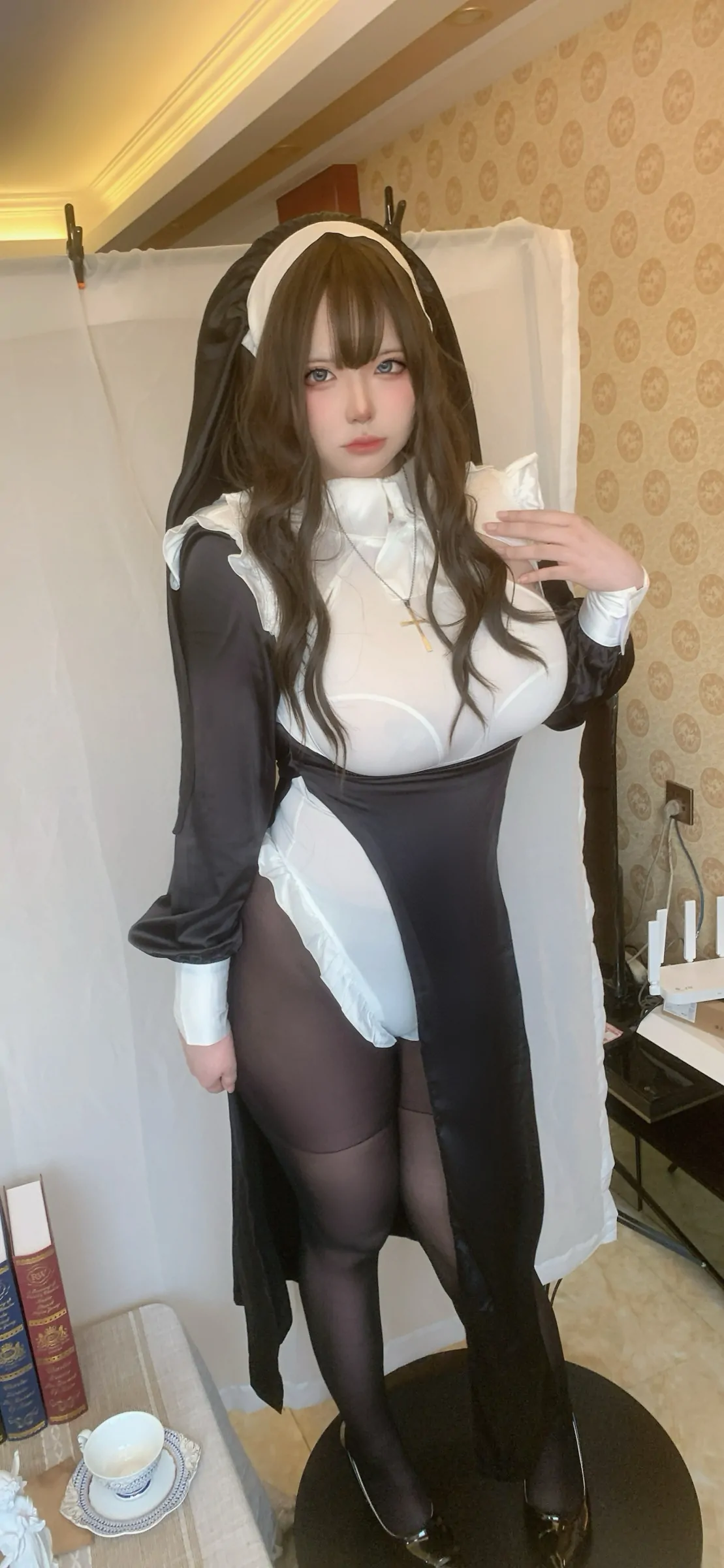 图片[3]-miko酱ww – 修女 [42P]-蜜私库