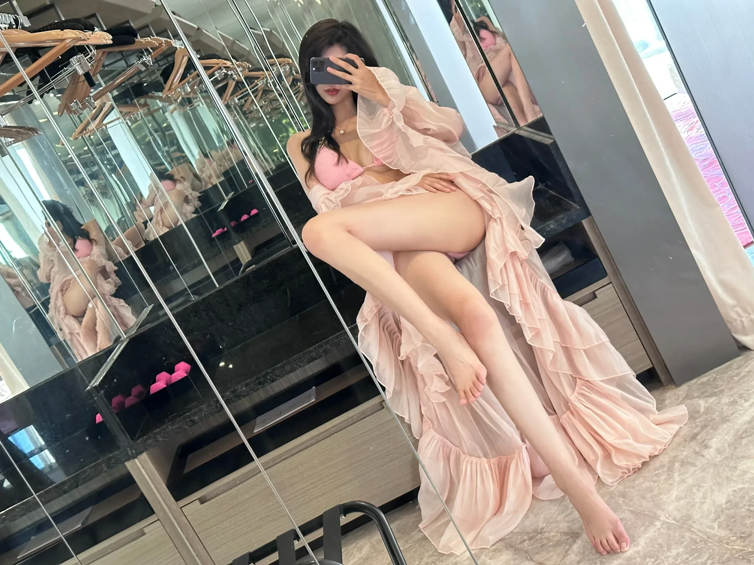 图片[2]-葛征GEZHENG – 粉色长裙 [27P]-蜜私库