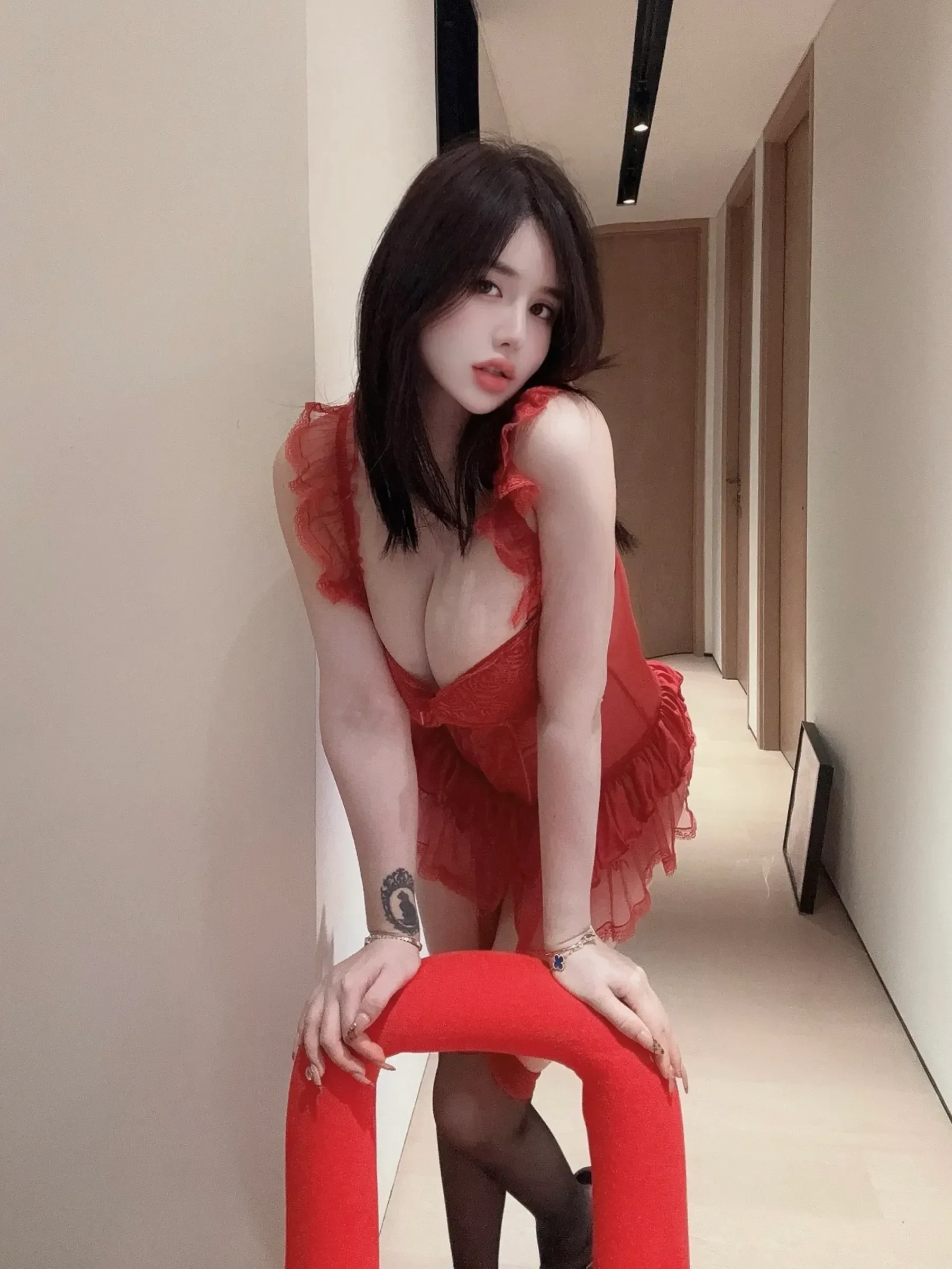 图片[2]-阿色 – 半腿红丝 [19P]-蜜私库