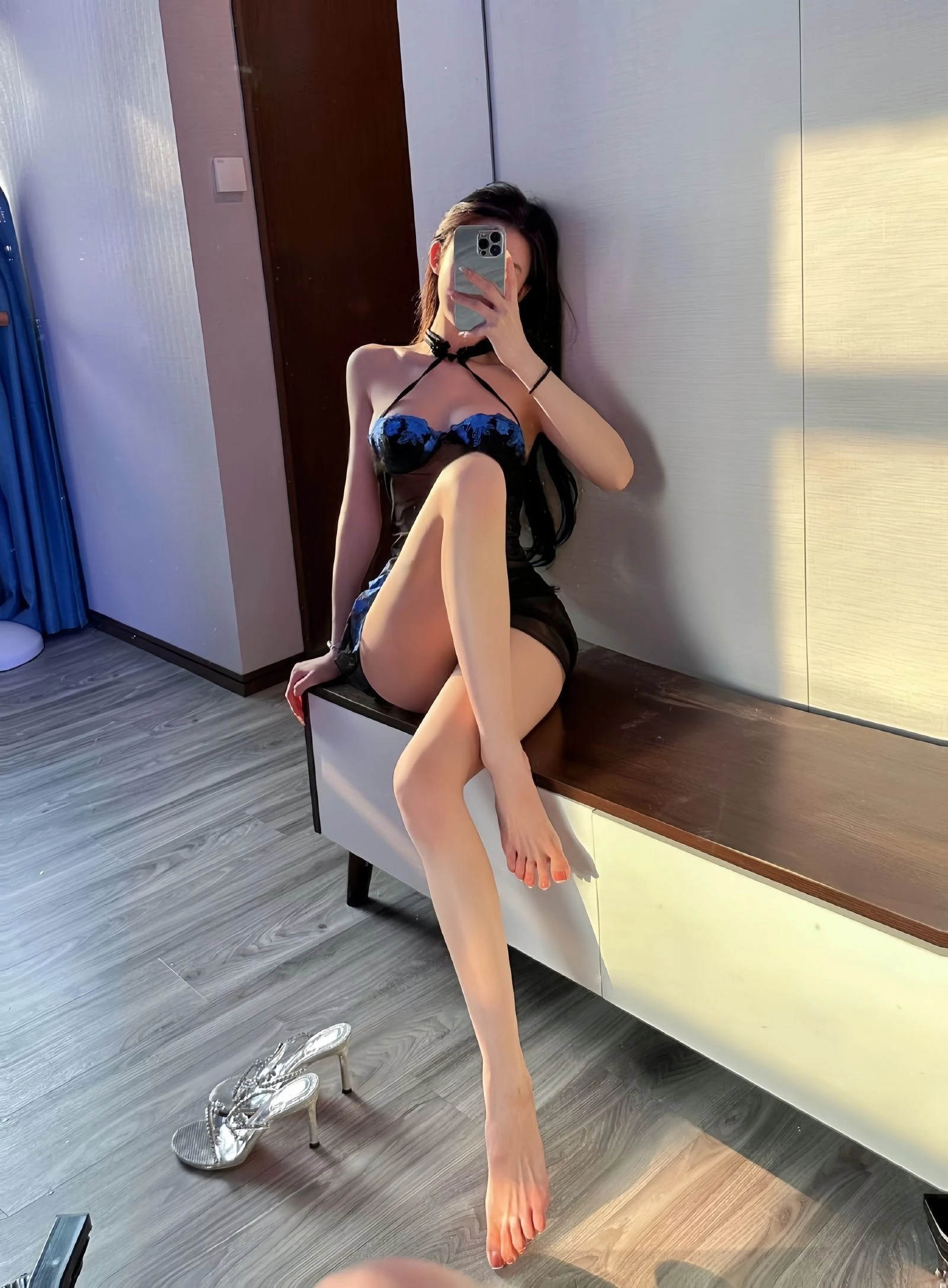 图片[2]-黎允熙 – 黑丝透视性感睡裙 [25P]-蜜私库